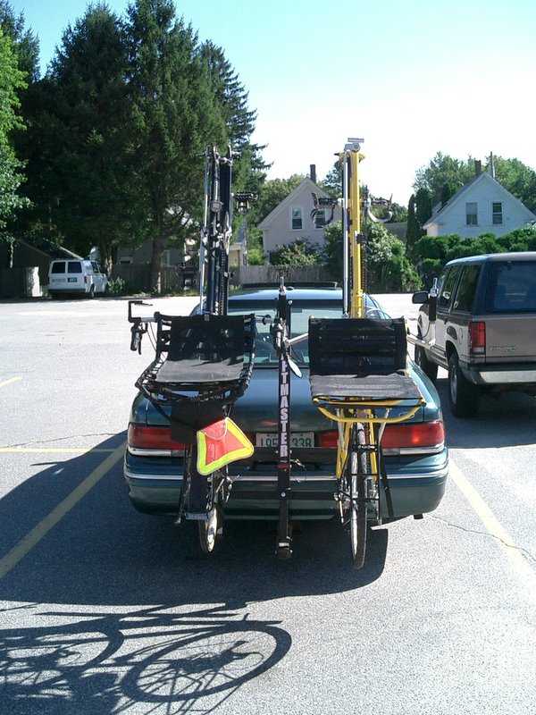 Bikes on Draftmaster Rack - Side View